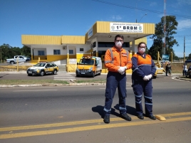 EGR distribuirá álcool gel em postos de triagem para caminhoneiros