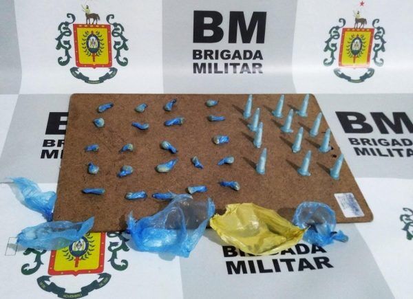 Após fuga por bairros de Taquari, homem é preso por tráfico de drogas