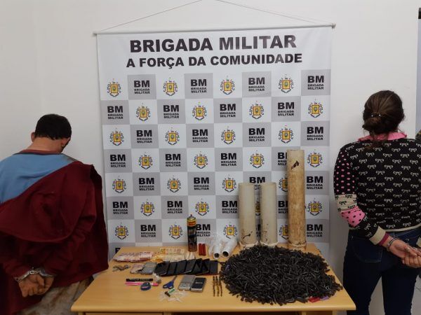 BM prende casal por tráfico de drogas e associação criminosa