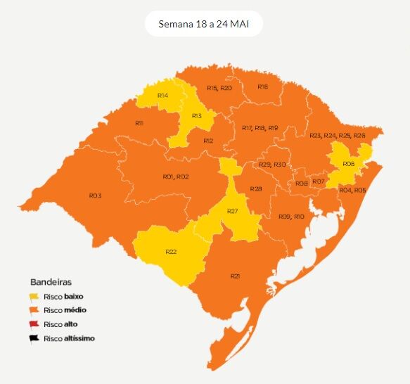 Vale do Taquari passa para bandeira laranja e poderá reabrir comércio