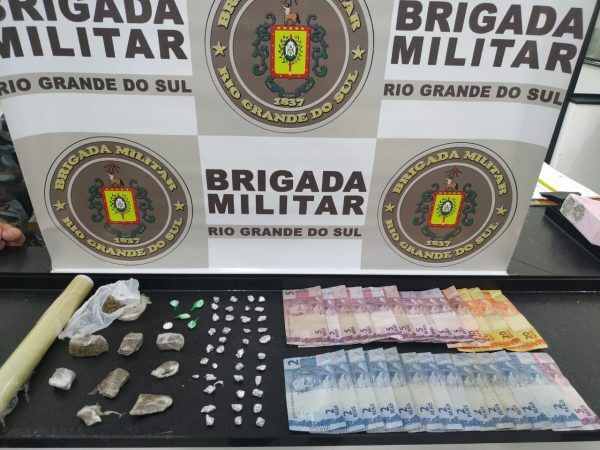Suspeito de tráfico de drogas é preso no bairro Marmitt