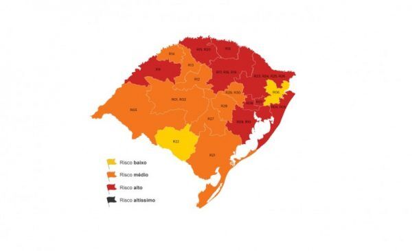 Apesar da evolução do contágio no Estado, Vale permanece laranja