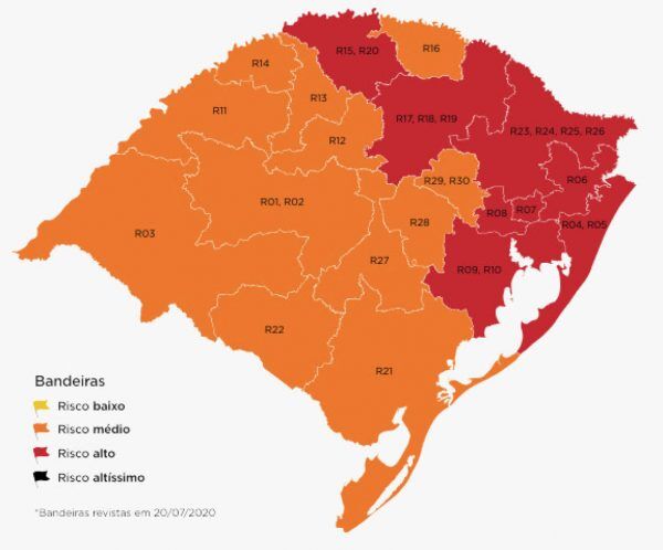 Estado revisa mapa e região teme a vermelha