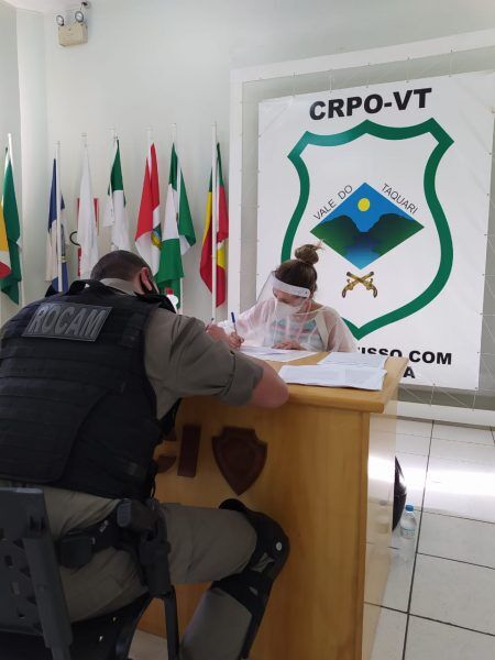 Policiais do Vale são testados para covid-19