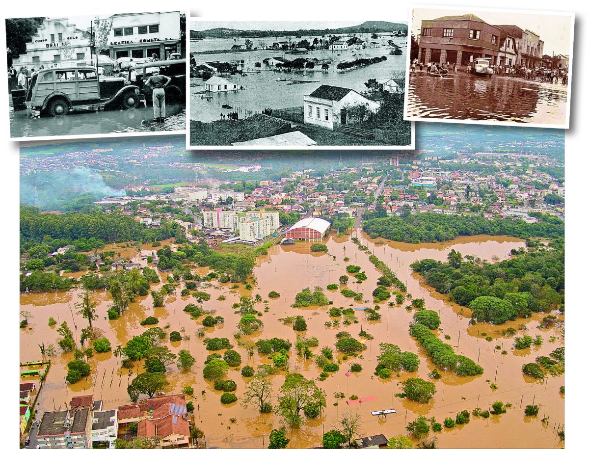 Enchente é a quarta maior da história