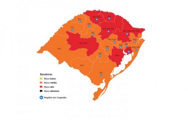 Estado revisa bandeiras e Vale segue na Laranja