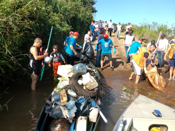 Voluntários preparam debate sobre preservação do rio Taquari