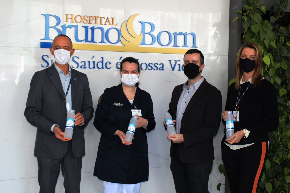 Acil doa 600 unidades de álcool gel ao Hospital Bruno Born