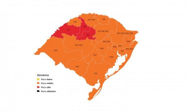 Estado atualiza bandeiras e Vale continua laranja