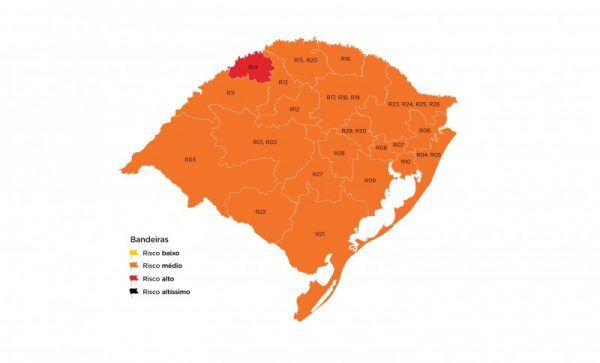 Estado revisa bandeiras e Vale permanece laranja