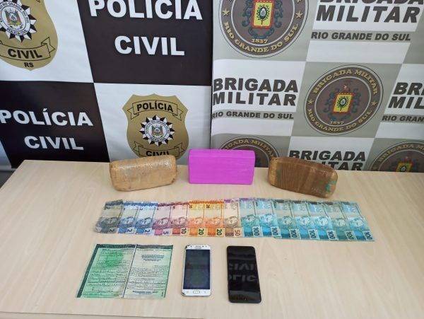 Em menos de 36 horas, oito quilos de drogas apreendidas com destino a Estrela