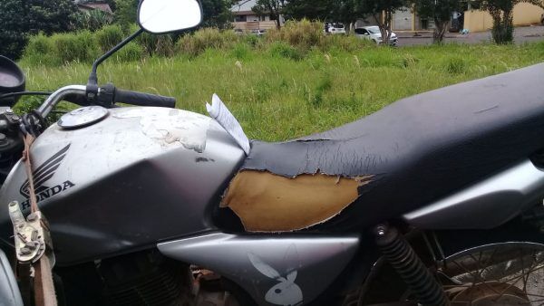 Motocicleta furtada é localizada em Teutônia
