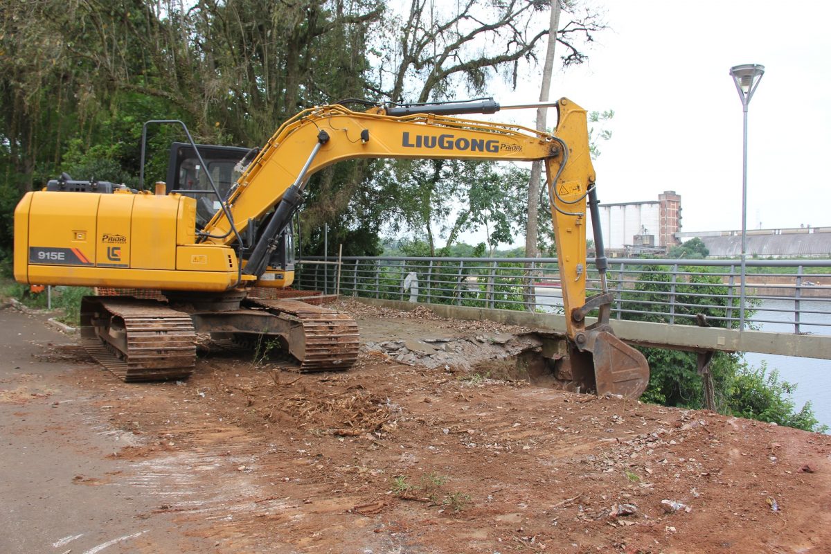 Reconstrução da orla do Rio Taquari deve ser concluída em quatro meses