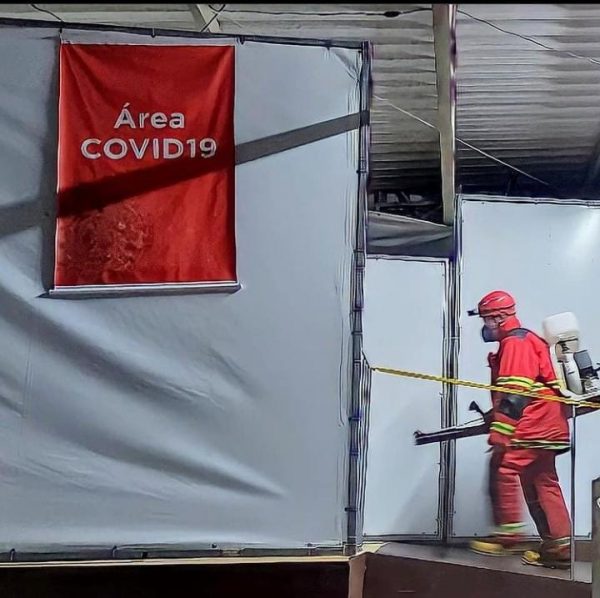 Colinas e Imigrante sanitizam espaços públicos para conter avanço da covid-19