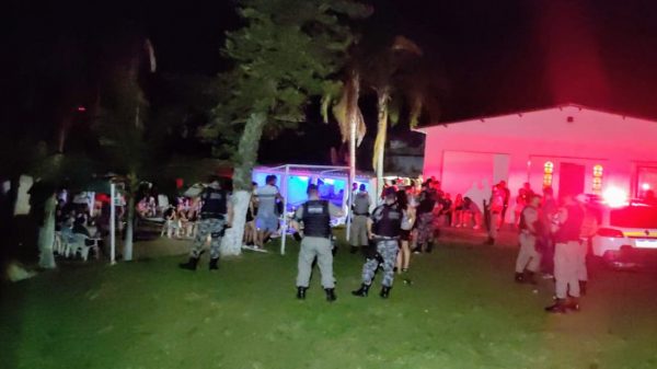 Operação Consciência encerra festa com mais de 100 pessoas em Taquari