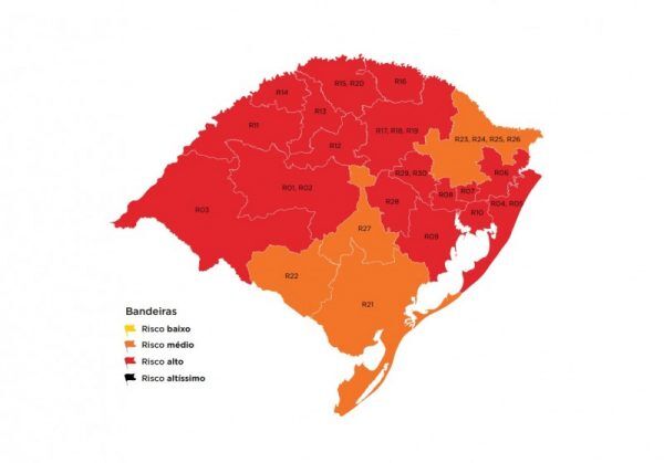 Estado mantém mapa definitivo com 17 bandeiras vermelhas na 38ª rodada