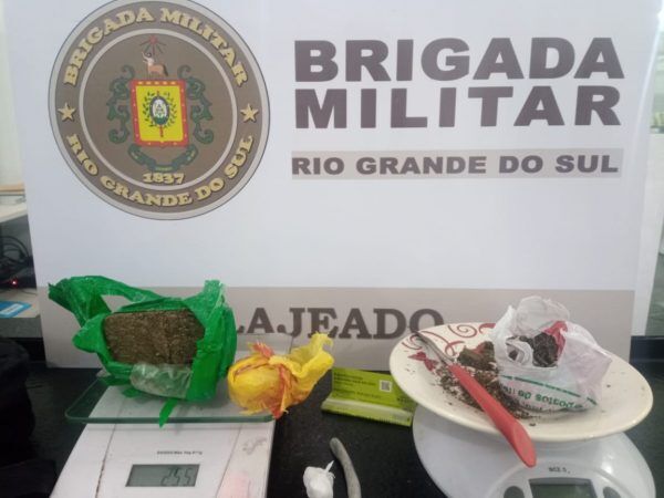 Brigada Militar flagra homem comercializando drogas no Parque dos Dick