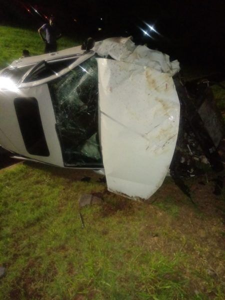 Motorista sofre escoriações leves em acidente em Estrela
