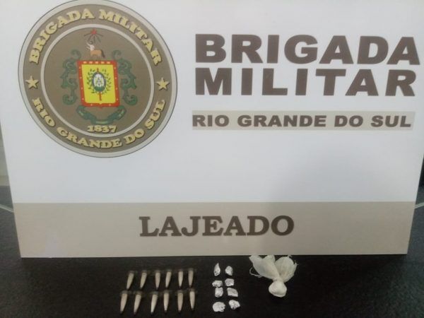 Brigada de Lajeado prende homem por tráfico