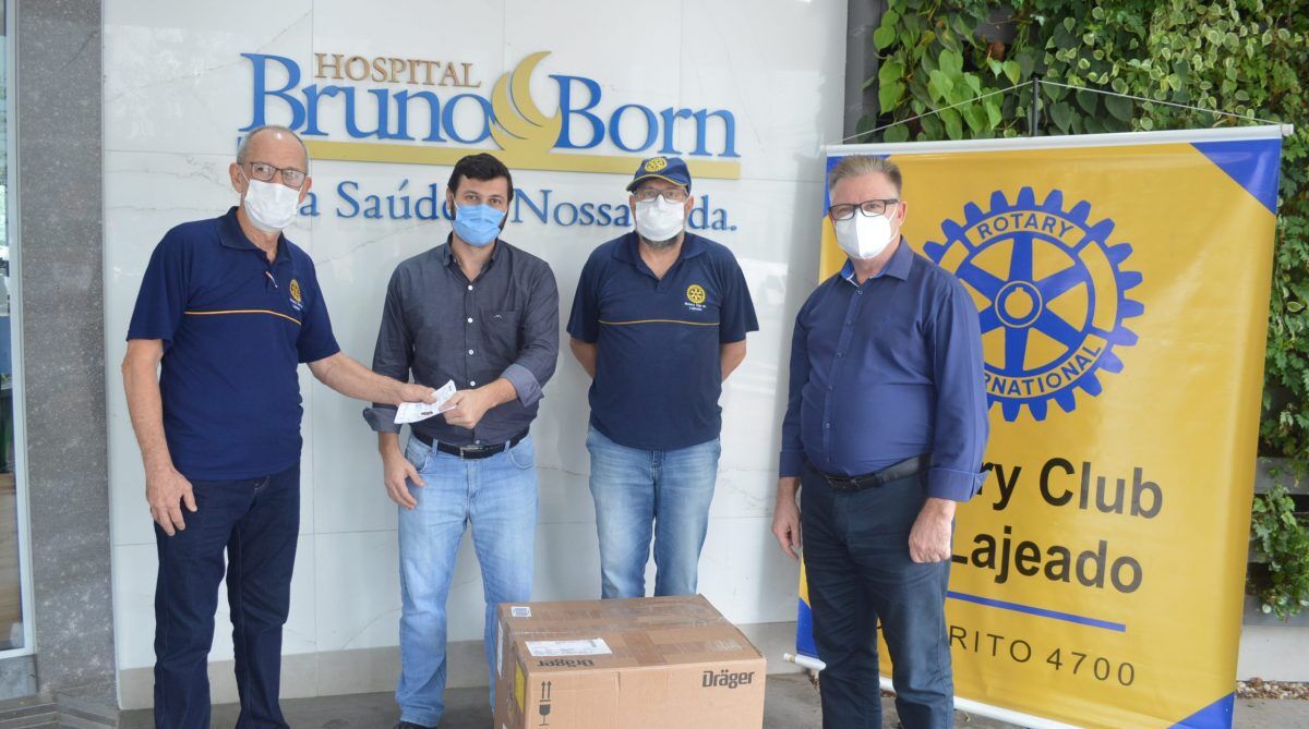 HBB recebe doação de equipamentos do Rotary Club