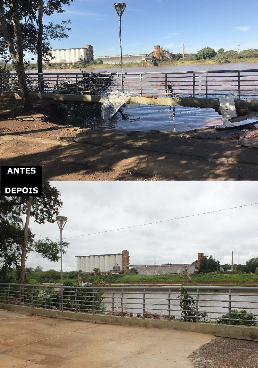 Lajeado recuperou 13 dos 14 pontos de desbarrancamentos às margens do Rio Taquari