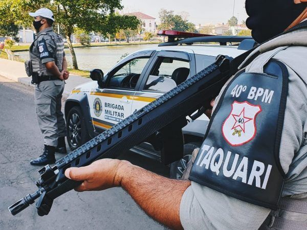 Foragido é recapturado pela BM de Taquari
