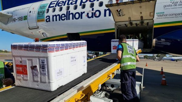 Estado recebe 360.950 doses de vacina contra a covid-19