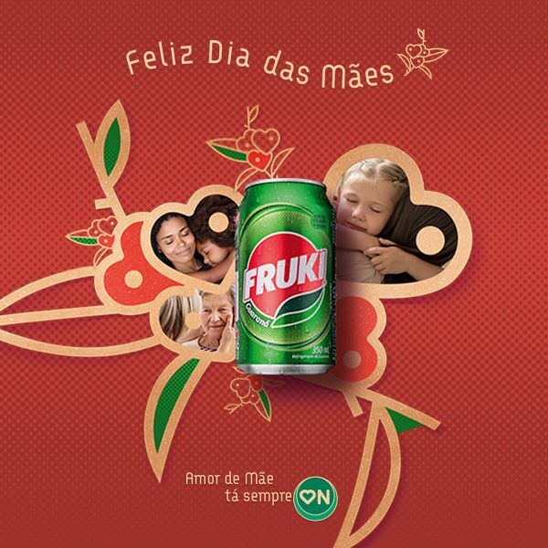 “Amor de mãe tá sempre on” é o tema de nova campanha da Fruki Guaraná