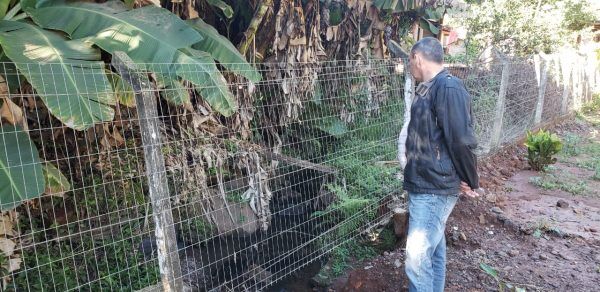 Rompimento de filtros de empresa causa poluição em córrego do bairro Imigrante