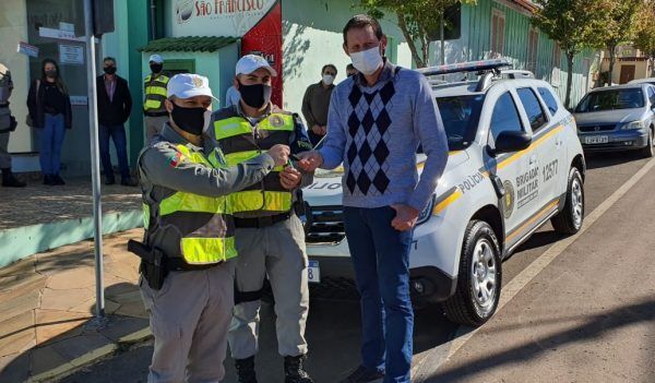 Brigada Militar de Marques de Souza recebe nova viatura