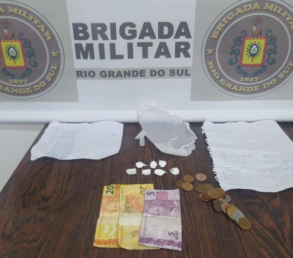 Brigada Militar de Teutônia prende homem por tráfico de drogas no Bairro Languiru