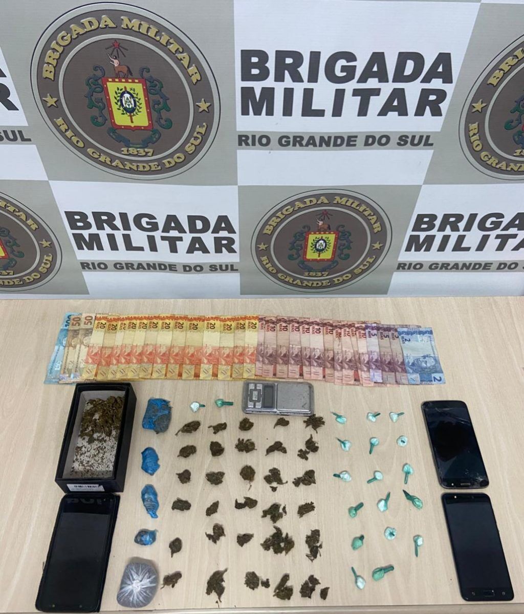 BM prende dois homens por tráfico de drogas no bairro Boa União