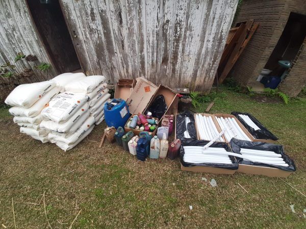 Explosivos são apreendidos em Nova Bréscia