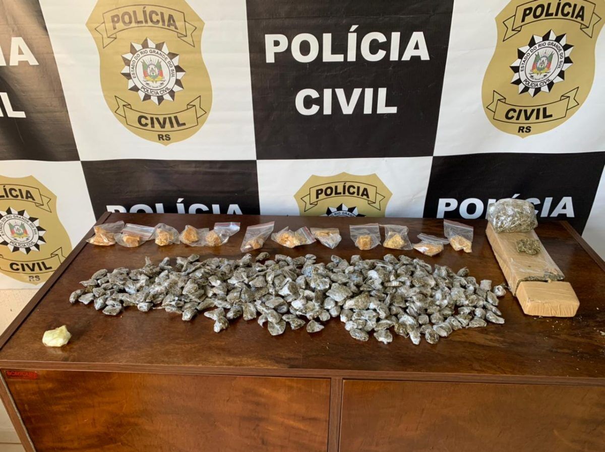 Polícia prende traficante em Capitão