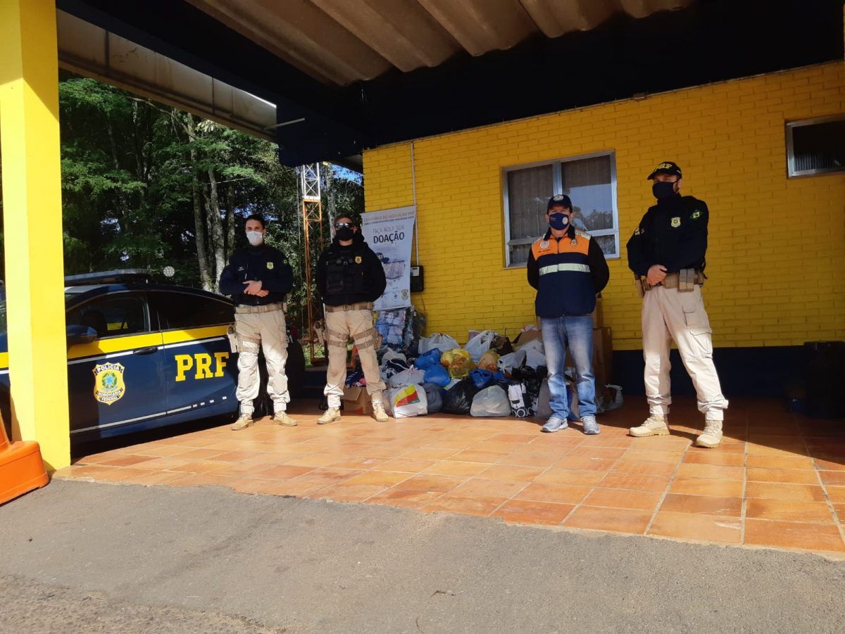 PRF encerra Campanha do Agasalho 2021 com quase 800 famílias auxiliadas