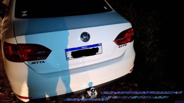 Carro furtado em Canoas é localizado na Rota do Sol