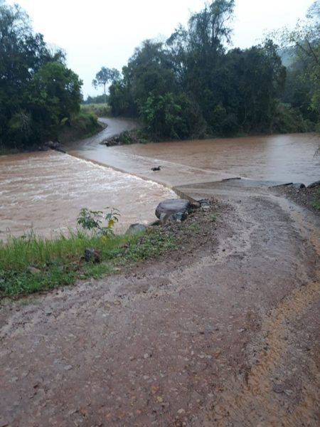 Ponte é interditada em Forquetinha