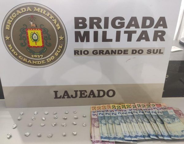 Brigada Militar prende dois indivíduos por tráfico de drogas