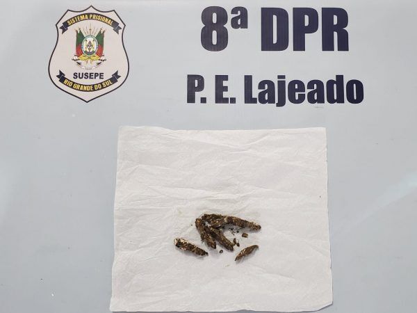 Drogas são apreendidas no Presídio Estadual de Lajeado