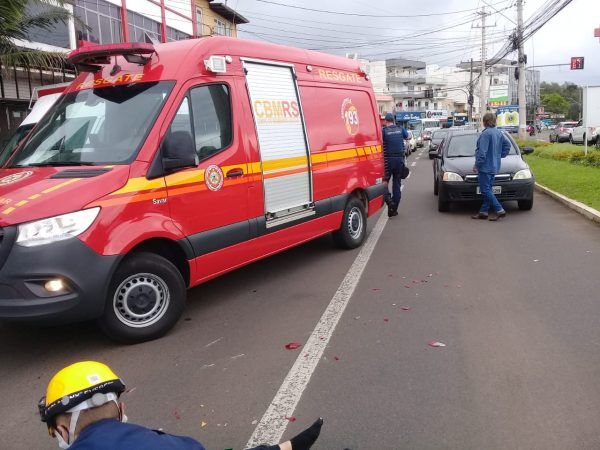 Acidente deixa mulher ferida em Lajeado