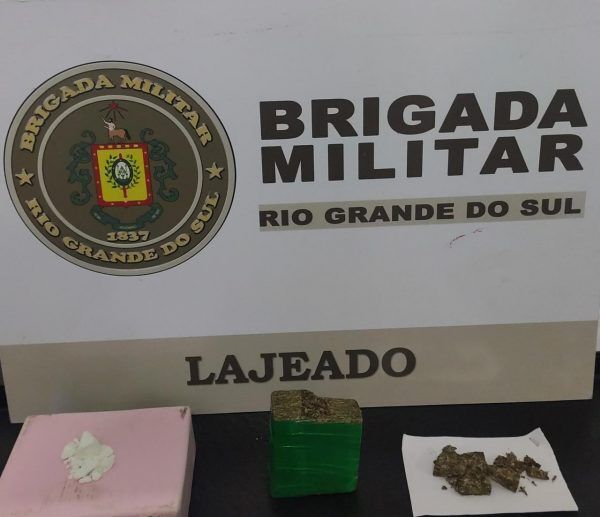 Jovem é detido por tráfico de drogas em Lajeado