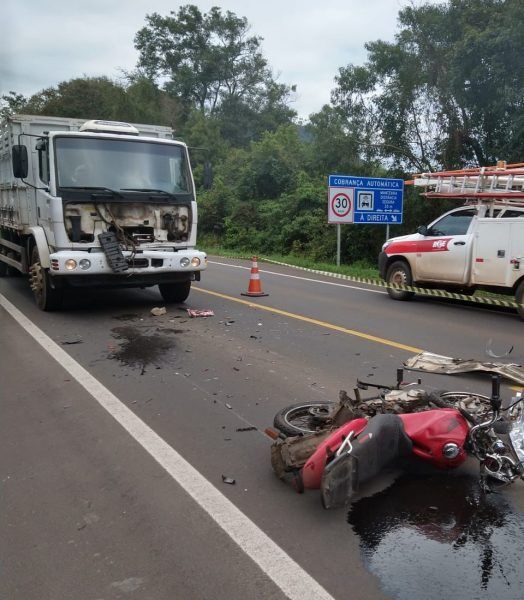 Motociclista morre em acidente na ERS-130