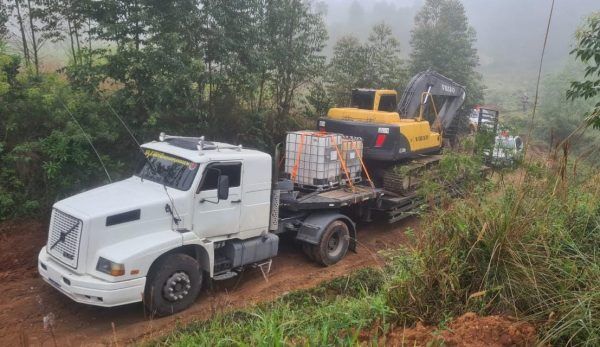 BM recupera máquinas em Taquari