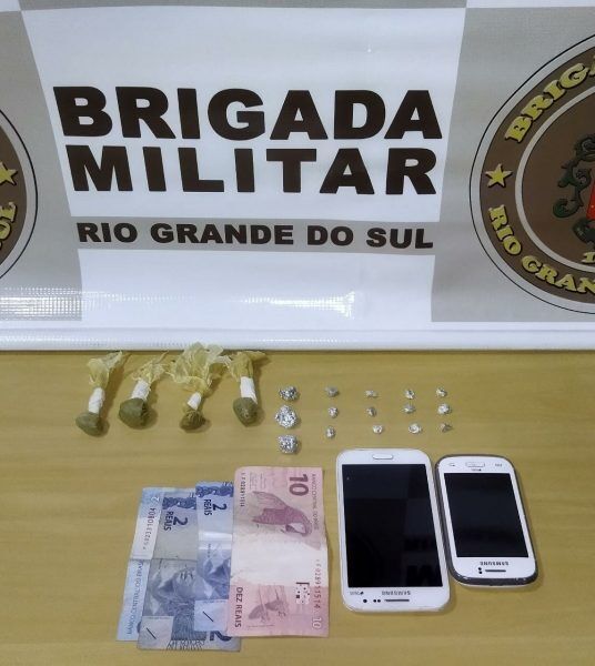 Jovem é preso por tráfico de drogas em Bom Retiro do Sul