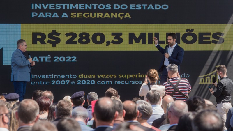 Governo do Estado investirá R$ 280,3 milhões em viaturas, equipamentos, tecnologia e obras