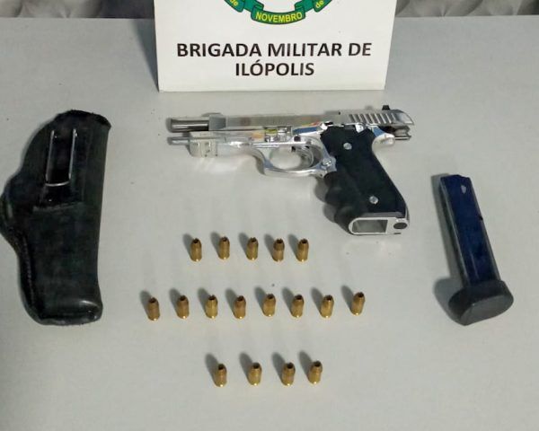 Homem é preso por porte ilegal de arma de fogo em Ilópolis