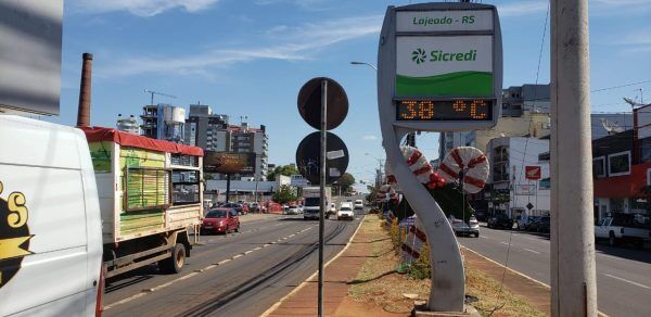 Sensação térmica supera 40º em Lajeado nesta segunda