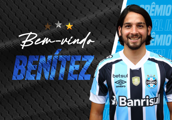 Grêmio confirma a contratação do meia Benítez