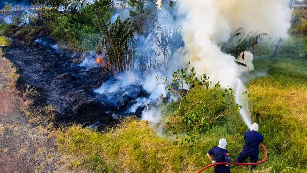 Incêndios em vegetação marcam virada de ano no Vale