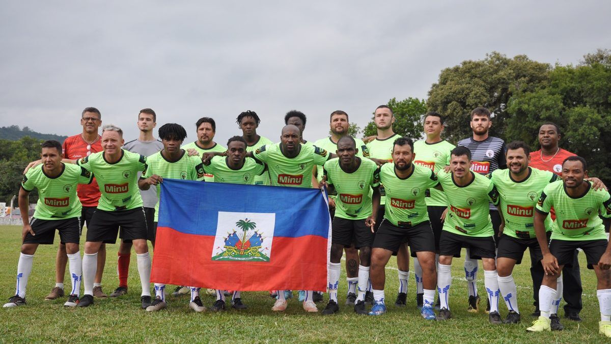 Equipe haitiana estreia com derrota em Arroio do Meio